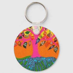 The Root Of Knowledge - Tree Of Life Key Ring