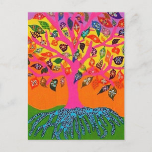The Root Of Knowledge Tree Of Life Postcard