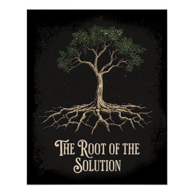 The Root of the Solution Poster (Front)