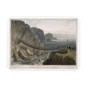 The Rope Bridge near the Lighthouse, Holyhead, fro Magnet