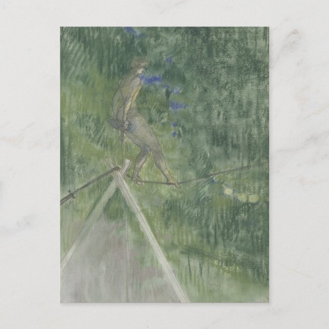 The Rope Dancer (pastel) Postcard (Front)