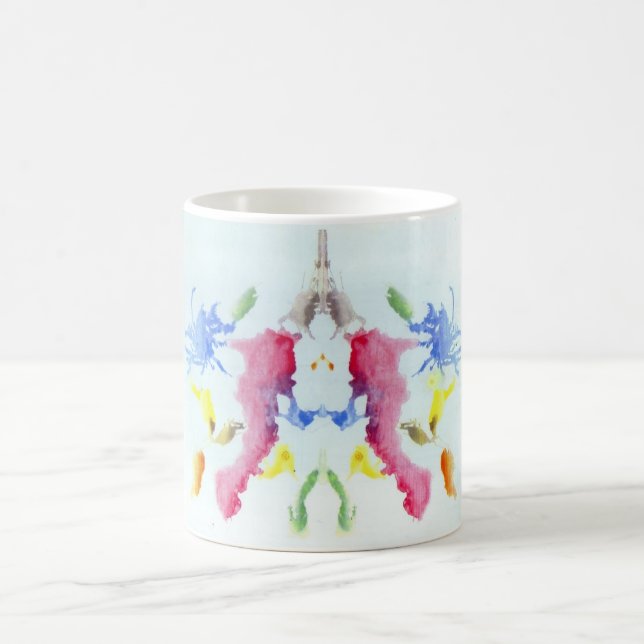 The Rorschach Test Ink Blots Plate 10 Crab Lobster Coffee Mug (Center)