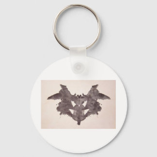 The Rorschach Test Ink Blots Plate 1 Bat, Moth Key Ring