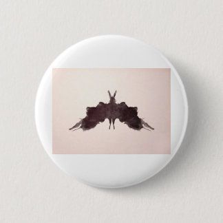 The Rorschach Test Ink Blots Plate 5 Bat Moth 6 Cm Round Badge