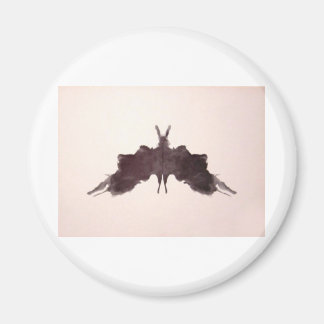 The Rorschach Test Ink Blots Plate 5 Bat Moth Magnet