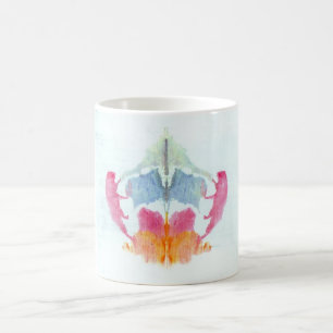 The Rorschach Test Ink Blots Plate 8 Animal Coffee Mug