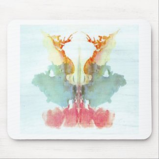 The Rorschach Test Ink Blots Plate 9 Human Mouse Mat