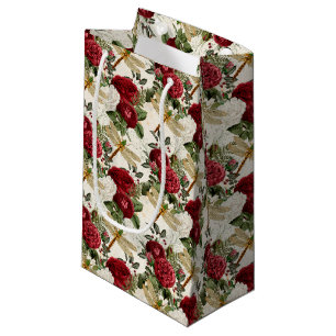 The Rose and Dragonfly Series (Design 1) Small Gift Bag