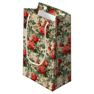 The Rose and Dragonfly Series (Design 9) Small Gift Bag