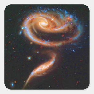 The Rose Galaxies, Arp 273 Square Sticker