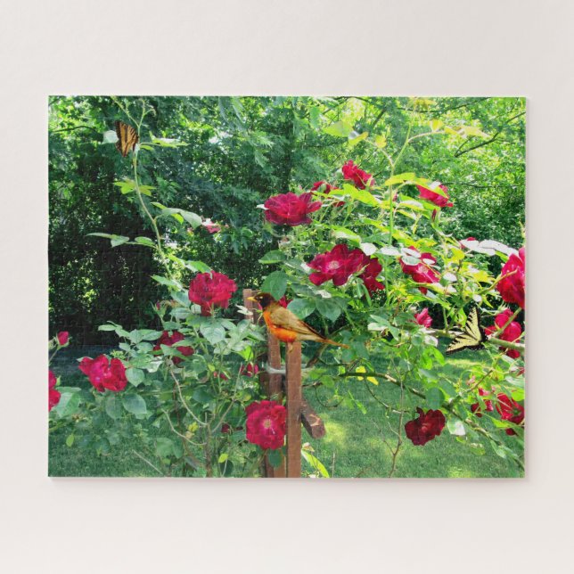 THE ROSE GARDEN   JIGSAW PUZZLE (Horizontal)