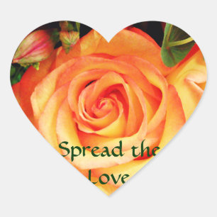 The Rose_ Heart Sticker