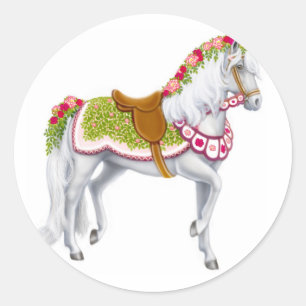 The Rose Horse Sticker