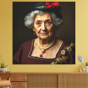 The Rose of Grace Canvas Print