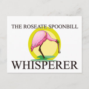 The Roseate Spoonbill Whisperer Postcard