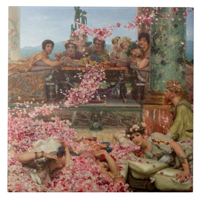 The Roses of Heliogabalus (Ancient Roman Luxury) Tile (Front)