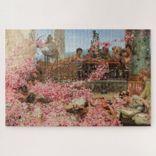 The Roses of Heliogabalus (by Alma-Tadema) Jigsaw Puzzle