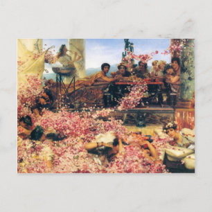 The Roses of Heliogabalus by Lawrence  Alma-Tadema Postcard