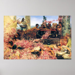 The Roses of Heliogabalus by Lawrence  Alma-Tadema Poster
