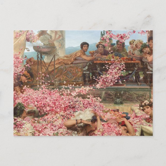 The Roses of Heliogabalus by Sir Lawrence Alma-Tad Postcard (Front)