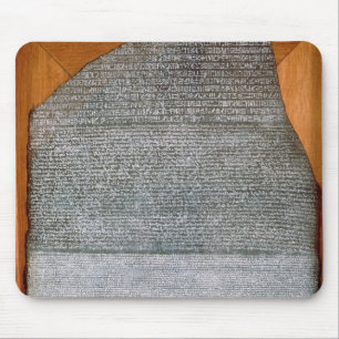 The Rosetta Stone, from Fort St. Julien, Mouse Mat