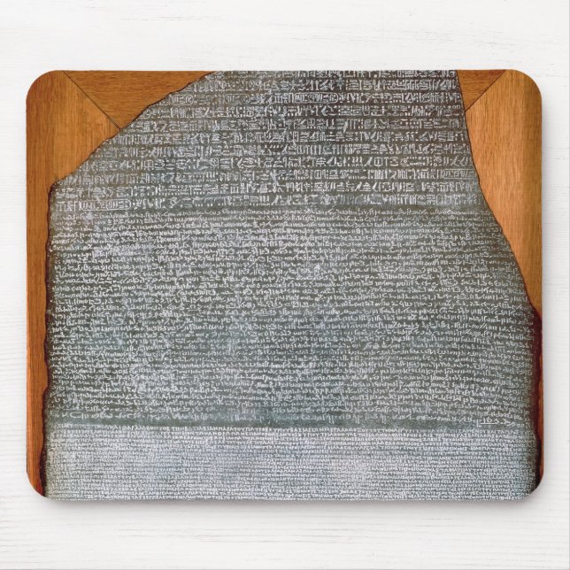 The Rosetta Stone, from Fort St. Julien, Mouse Mat (Front)