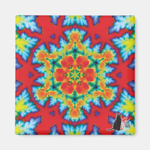 The Rosey Kaleidoscope Magnet