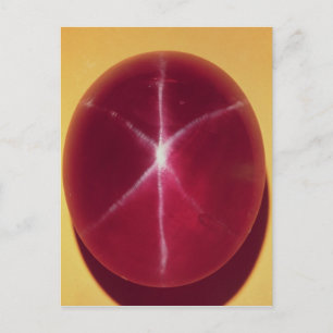 The 'Rosser Reeves' Star Ruby Postcard