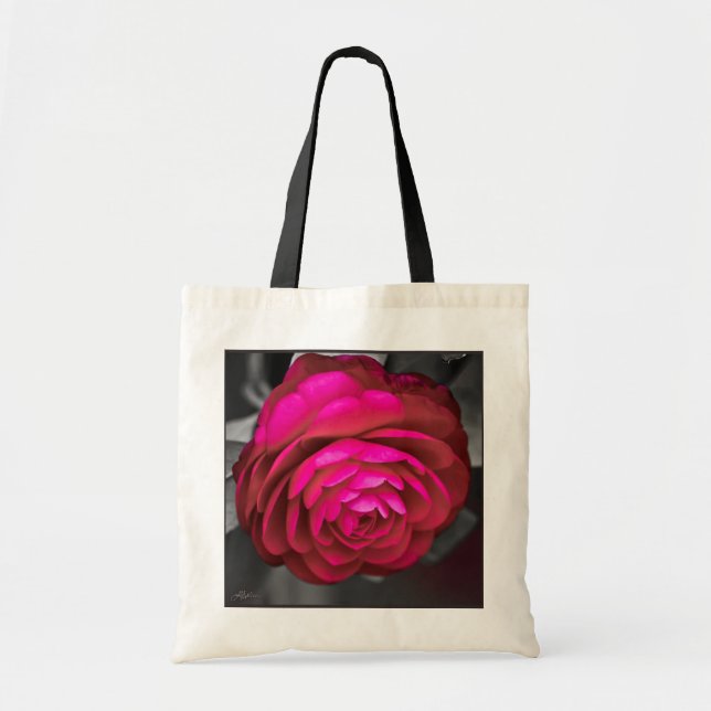 The Rosy Camellia  Tote Bag (Front)
