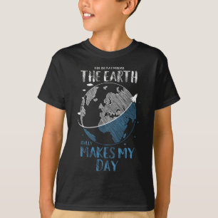 The Rotation Of The Earth Really Makes My Day Plan T-Shirt