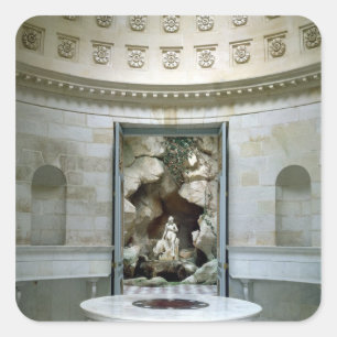 The Rotunda and the Grotto of the Laiterie Square Sticker