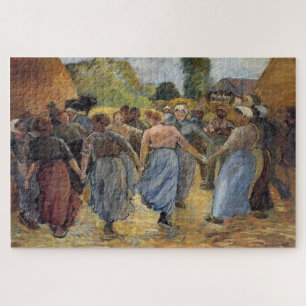 The Roundelay (1892) by Camille Pissarro Jigsaw Puzzle