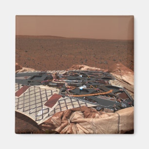 The rover's landing site magnet