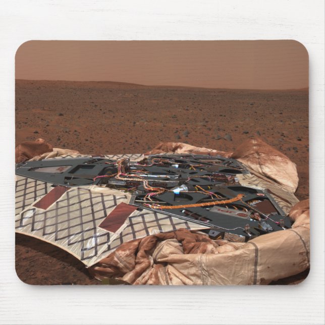 The rover's landing site mouse mat (Front)