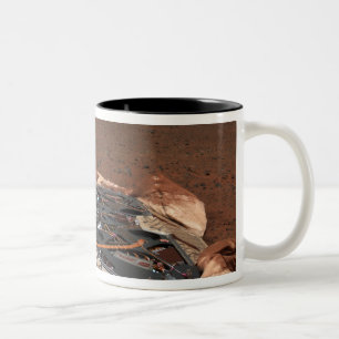 The rover's landing site Two-Tone coffee mug