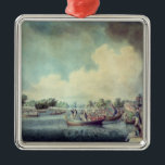The Rowing Match at Richmond Metal Tree Decoration<br><div class="desc">The Rowing Match at Richmond | by Robert Cleveley | Art Location: Victoria & Albert Museum,  London,  UK | English Artist | Image Collection Number: BAL25965</div>