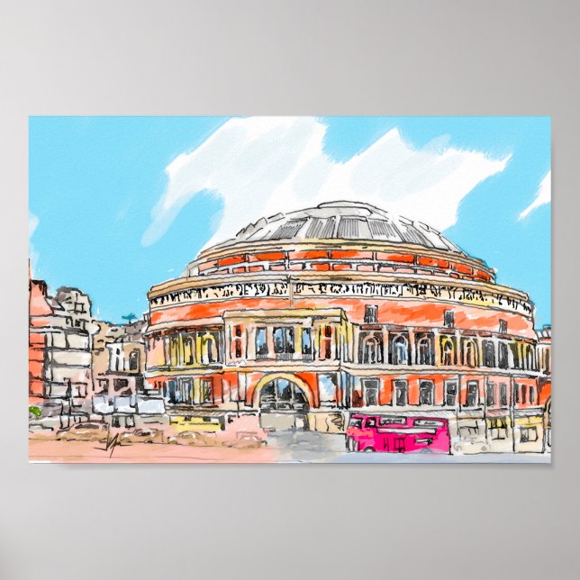 The Royal Albert Hall London Poster (Front)