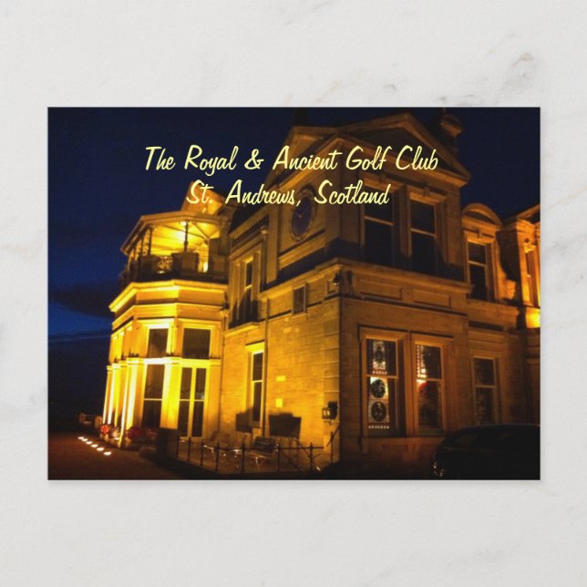 The Royal & Ancient Golf Club Postcard (Front)
