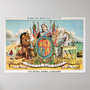 The Royal Arms Jubilant Poster