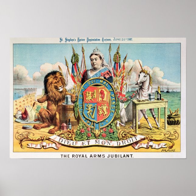 The Royal Arms Jubilant Poster (Front)