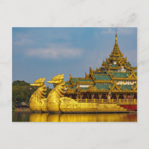 The Royal Barke in Yangon Postcard