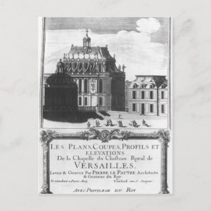 The Royal Chapel, illustration from 'Les Plans Postcard