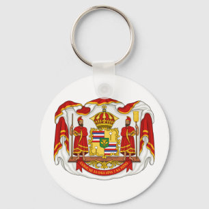The Royal Coat of Arms of the Kingdom of Hawaii Key Ring
