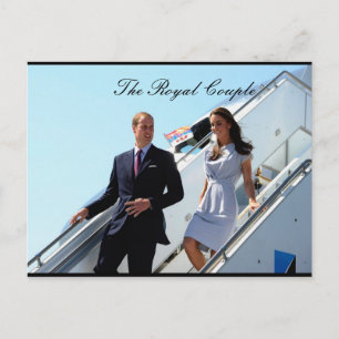 The Royal Couple Prince William and Kate MIddleton Postcard