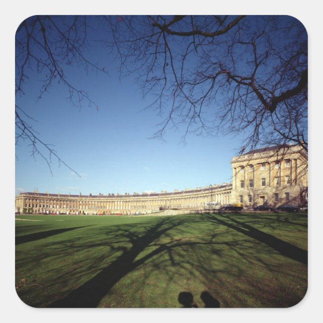 The Royal Crescent, 1767-75 Square Sticker (Front)