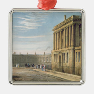 The Royal Crescent, Bath 1820 Metal Tree Decoration