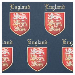 The Royal Crest of King Richard I of England Fabric