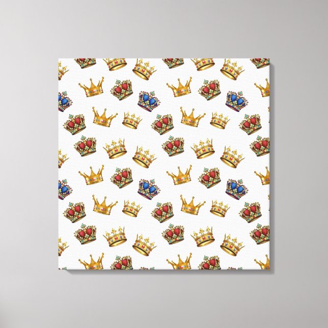 The Royal Crowns Canvas Print (Front)