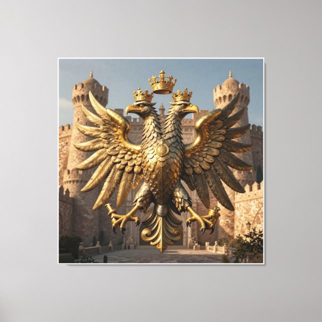 The Royal Decadence Emblem  Canvas Print (Front)
