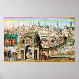 The Royal Entry Festival of Henri II  into Poster
